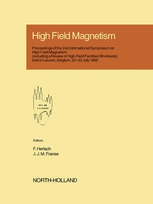cover image of High Field Magnetism